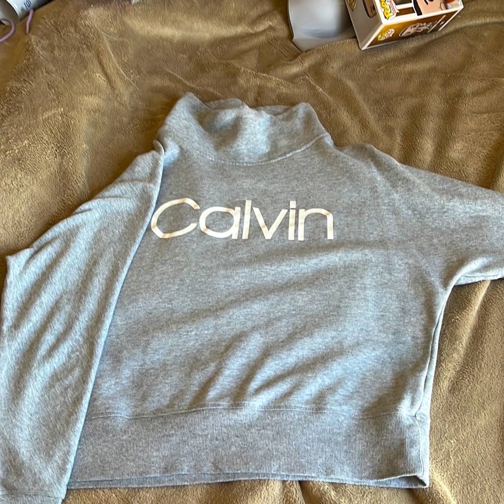 Calvin Klein Grey Performance Small sized sweatshirt